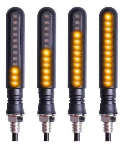 Kinstecks - 4 Luces Direccionales De 12v Para Motocicleta, M 0
