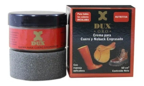 Crema Dux Engrasante Para Cuero 60 Cc 1