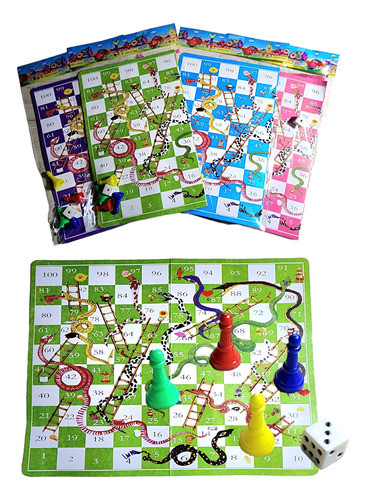 20 Mini Juego Oca Juguete Piñata Souvenir 0