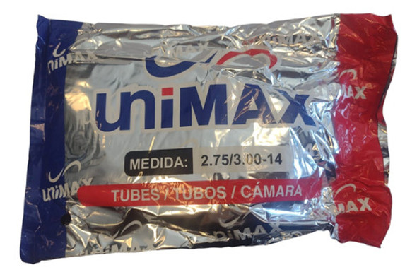 Camara Moto 275/300 - R14 Unimax Rueda Trasera 0