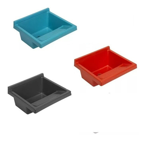 Bacha Plastica Para Lavadero Gris Ferrum Lp010 G 26 Lts C 0