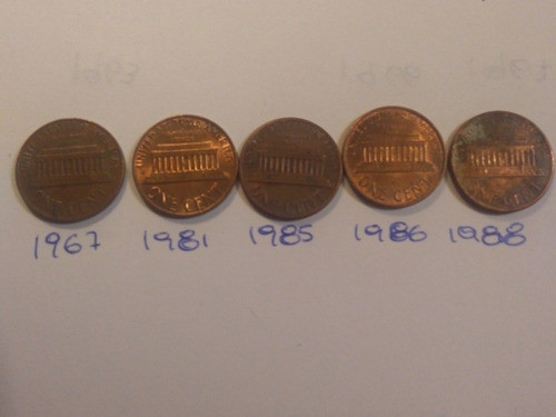 Moneda Lincoln. Un Centavo. De 1967 A 2007 1