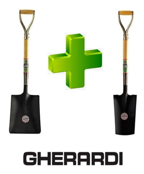Pala Estampada Gherardi Ancha + Pala Estampada Gherard Punta 0