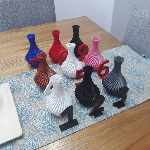 Pack De 9 Centros De Mesa Y 9 Numeros 3d, Fiestas, Eventos 1