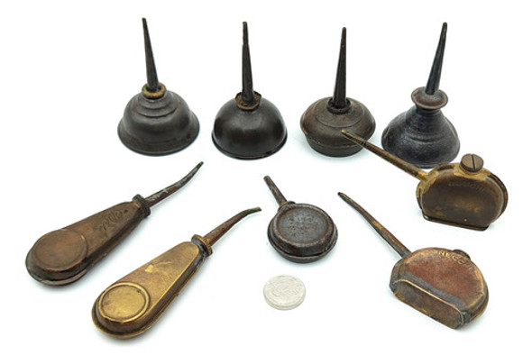 Aceiteras Alcuzas Antiguas Coleccion (lote) - Antiguedades 0