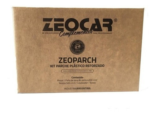 Parche Plástico Kit  (1000cm3) Zeocar Mapache 0