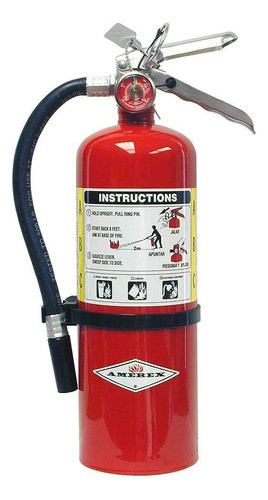 Amerex B402, 5lb Abc Dry Chemical Class A B C Extintor De In 0