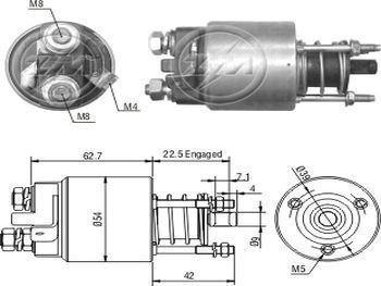 Solenoide Tipo Marelli Chevrolet Corsa/etc Meriva 1.7 0