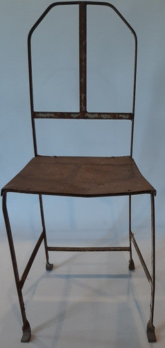 Antigua Sillita Muñeca Hierro Forjado Y Remachado 7o 2526 0