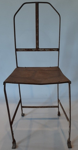 Antigua Sillita Muñeca Hierro Forjado Y Remachado 7o 2526 1