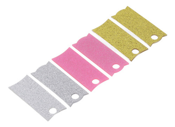 Placa De Identificação De Acrílico, 24 Peças, Placas De Glit 0 Placa De Identificação De Acrílico, 24 Peças, Placas De Glit 0