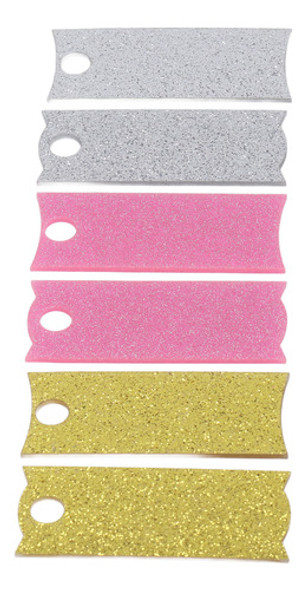 Placa De Identificação De Acrílico, 24 Peças, Placas De Glit 1 Placa De Identificação De Acrílico, 24 Peças, Placas De Glit 1