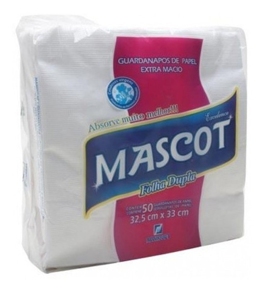 Guardanapo Mascot 23,5 X 24 Folha Dupla Manikraft C/1500 Uni 0