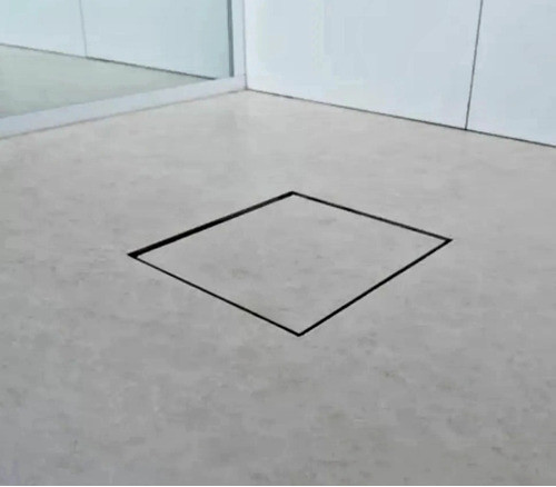 07 Ralo Banheiro 15x15c Colar Piso Invisível Oculto Branco 1