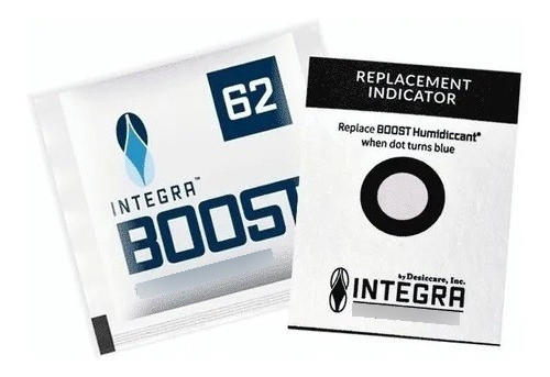 Integra Boost 62% 8 Gr Pack X 2 Regulador De Humedad Curado 0