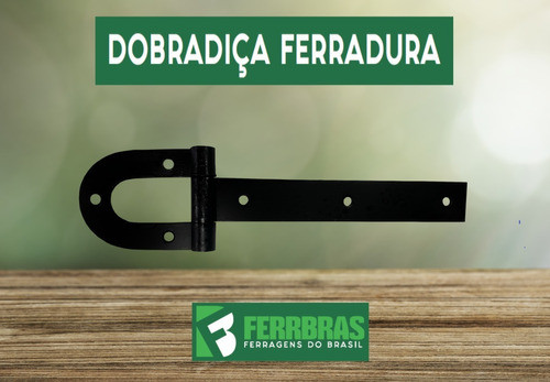Dobradiça Porteira 50cm N°5 (6 Unidades) *super Reforçada* 0