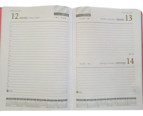Agenda Remember Diaria 1997 Milen Zip Seda Serviciopapelero 1