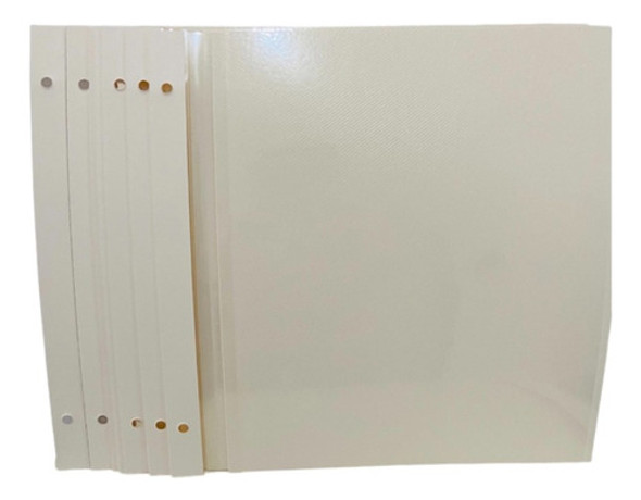 Hojas Para Album 5n Auto-adhesivas. Pack X 10 0