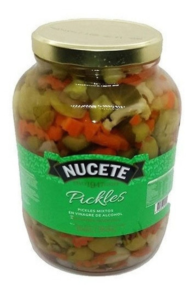 Pickles Mixtos En Vinagre  ( X 3 Kg Neto )  Nucete 0 Pickles Mixtos En Vinagre  ( X 3 Kg Neto )  Nucete 0