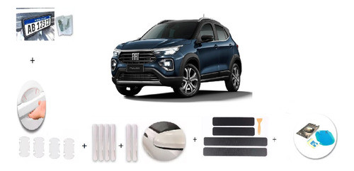 Combo De Accesorio De Protección Para Fiat Pulse 2023 0