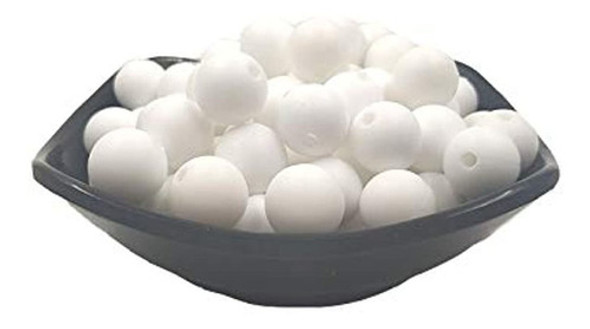 Alenybeby 100pcs Cuentas De Silicona 15 Mm Mordedor De Forma 0