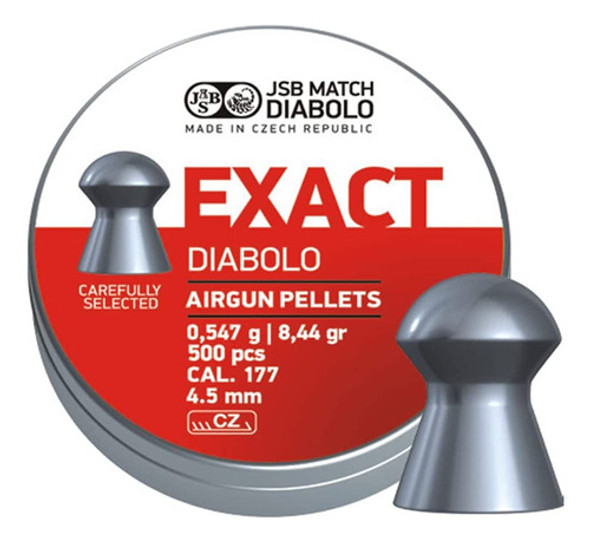 Balines Jsb Exact Diabolo Calibre 4,5 8,44gr X500. Bondone 0