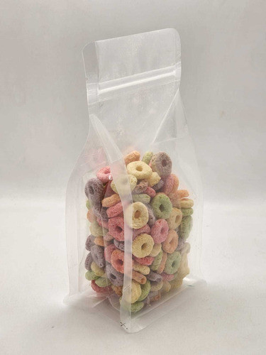 Bolsas Doypack Transparentes Con Fuelle 9,5x20 Cm X 10 1