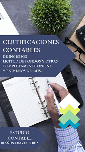 Certificación Contable Origen De Fondos / Ingresos / Otras 0