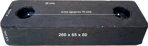 Taco Culata Camión Acoplado 26 X 6.5 X 8 Cms. 0