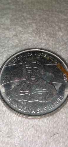 Moneda Malvinas Cuproniquel 2007 Veteranos De Guerra 0