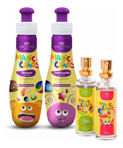 Kit De Shampoo Y Acondicionador + Perfumes Infantil 0
