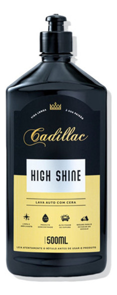 Shampoo Automotivo Com Cera High Shine 500ml Cadillac 0