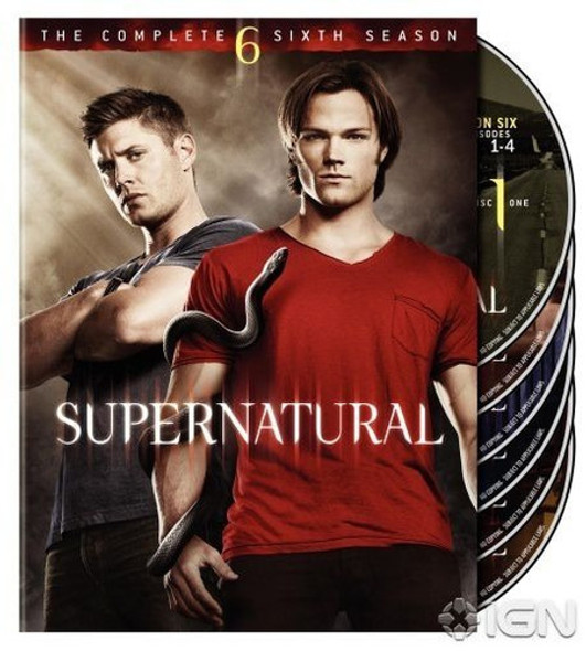 Sobrenatural -temporada 6 - Dvd - O 0