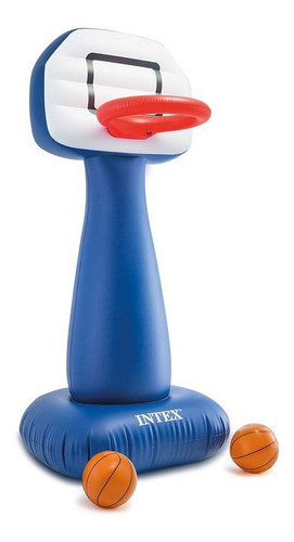 Aro De Basket Con Pelotas - Juego Intex - 107x97x20 0