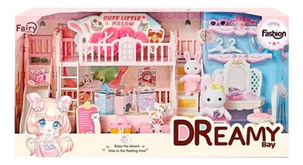 Playset Bay Dreamy Cama Conejos Accesorios Universo Binario 0