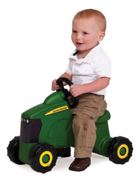 Tomy John Deere Sit-n-scoot Tractor De Juguete, Verde, Talla 0