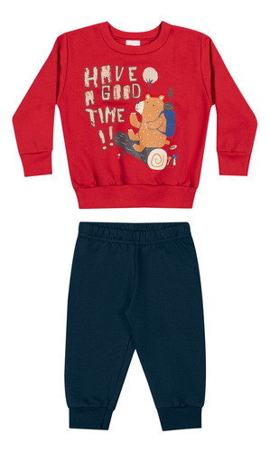Conjunto Moletom Bebê Menino Elian 1