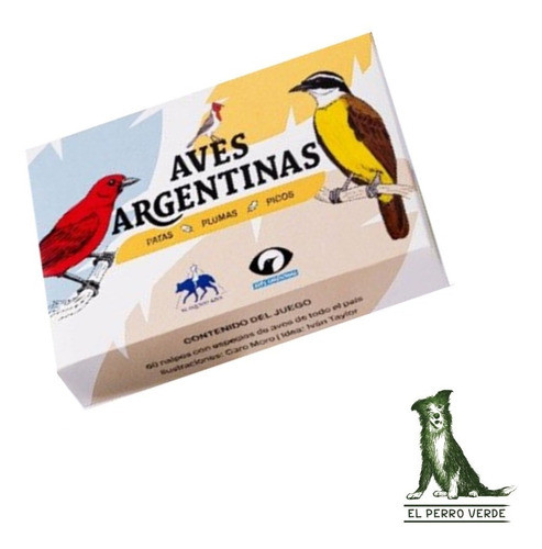 Juego Aves Argentinas (equipo Azul) - El Perro Verde Juegos 0