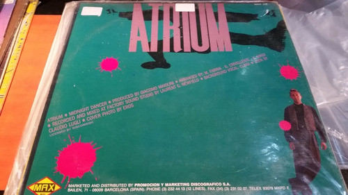 Atrium Midnight Dancer Vinilo Maxi Cañon Italo Dificil 1