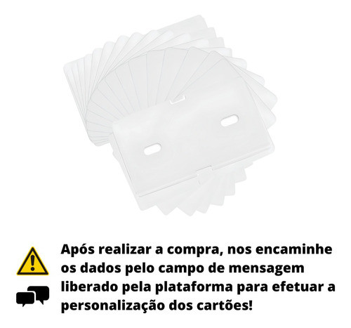 20 Cartões Para Carrinho P/ Condomínio Personalizados 1