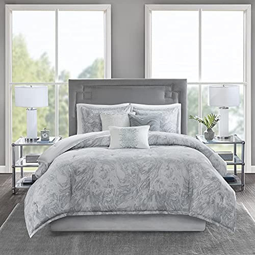 Madison Park Cozy Cotton Comforter Set-emory Modern Marble D 0