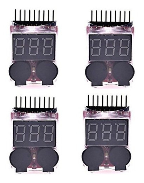 Readytosky Rc 18s Lipo Battery Tester Monitor De Bajo Voltaj 0
