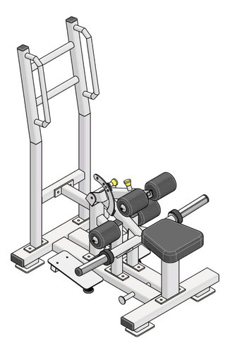 Plano De Fabricación Máquina Hip Truck Parado 0