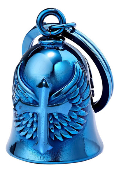 Llavero Colgante Campana Angel Guardian Acero Inoxidable 0