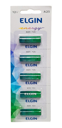 5pcs Pilha 12v A23 Elgin Original Controle Portão Alarme 0
