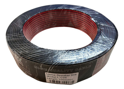 Rollo Cable De Altavoz 100 Mts Aluminio Recubierto De Cobre 0