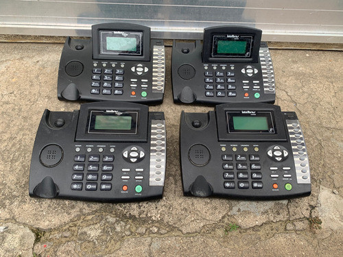 4 Telefones Voip Intelbrás Para Uso, Reparo Ou Peças, Só 179 0