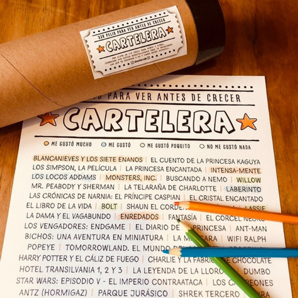 Cartelera Infantil Póster 330 Para Ver Antes De Crecer Niños 1