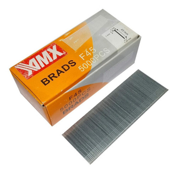 Clavos F50/45 X 5000 Unidades Para Clavadora Neumática  Amx 0