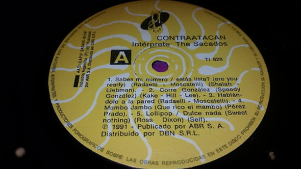 Sacados Contraatacan Lp Vinilo Argentina Impecable 1991 1